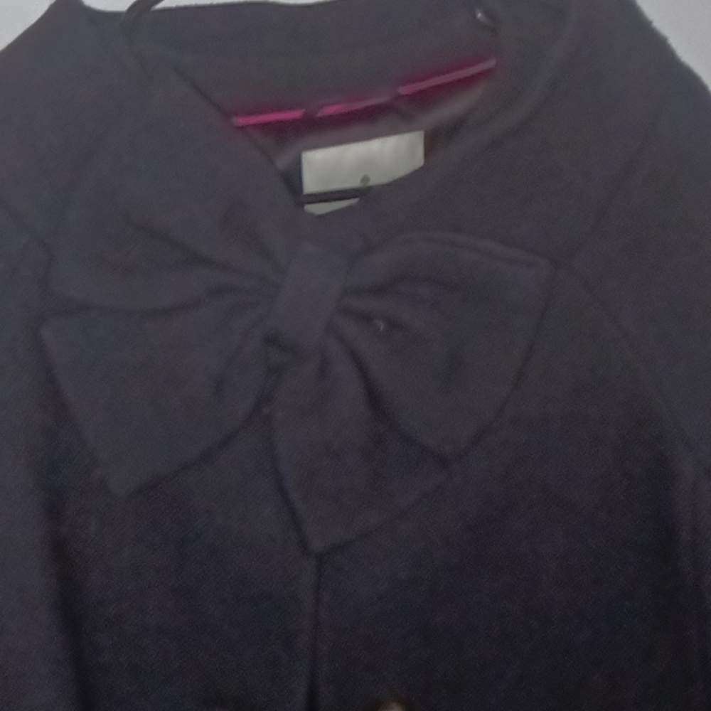 Kate Spade Black Peacoat Size 14